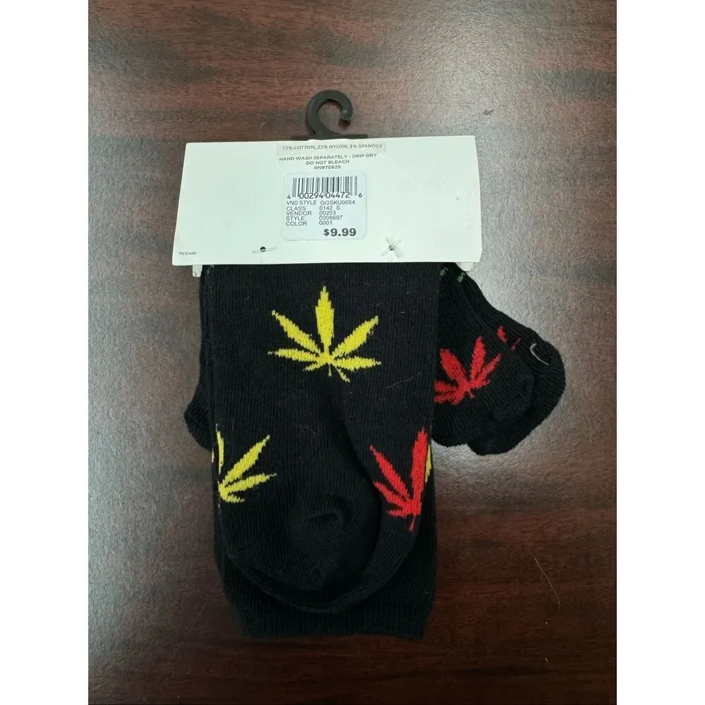 NWT Rue21 Leaf Graphic Adult and Pet Matching Sock Set- For Small Dogs